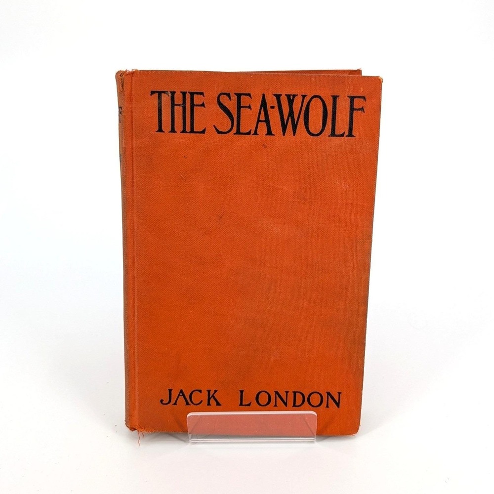 Orange Grosset & Dunlap The Sea Wolf by Jack London Vintage 1904 Hardcover Cloth